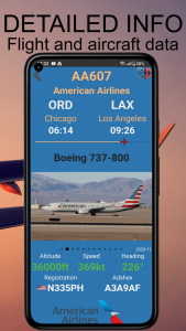 اسکرین شات 4 برنامه Air Traffic - flight tracker