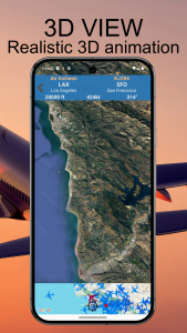 اسکرین شات 3 برنامه Air Traffic - flight tracker