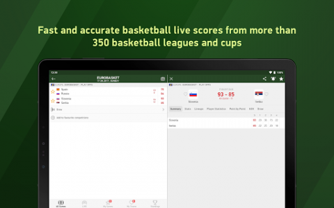 اسکرین شات برنامه Basketball 24 - live scores 6