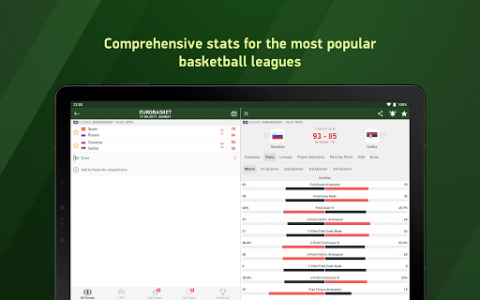 اسکرین شات برنامه Basketball 24 - live scores 7