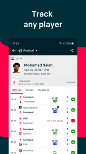اسکرین شات برنامه Flashscore: Live Scores & News 6