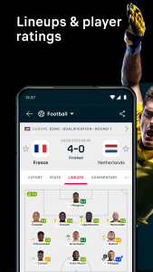 اسکرین شات برنامه Flashscore live scores & news 3