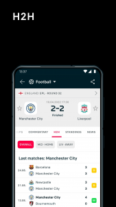 اسکرین شات برنامه Flashscore live scores & news 6