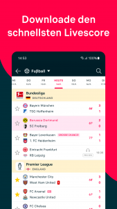 اسکرین شات 1 برنامه Flashscore: Ergebnisse & News