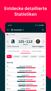اسکرین شات 5 برنامه Flashscore: Ergebnisse & News