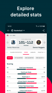 اسکرین شات 4 برنامه Flashscore: Live Scores & News