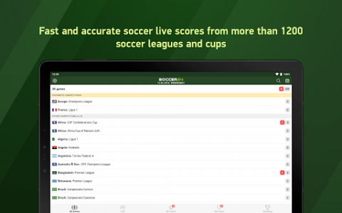 اسکرین شات برنامه Soccer 24 - soccer live scores 5