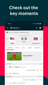 اسکرین شات 3 برنامه Flashscore: Scores & News