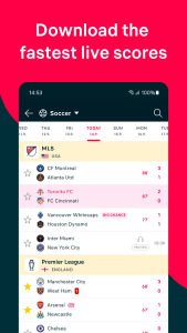 اسکرین شات 1 برنامه Flashscore: Scores & News