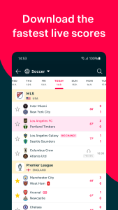 اسکرین شات 1 برنامه Flashscore: Scores & News