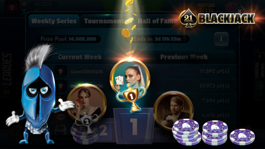اسکرین شات 4 بازی BlackJack 21 - Online Casino