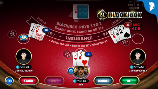اسکرین شات 3 بازی BlackJack 21 - Online Casino