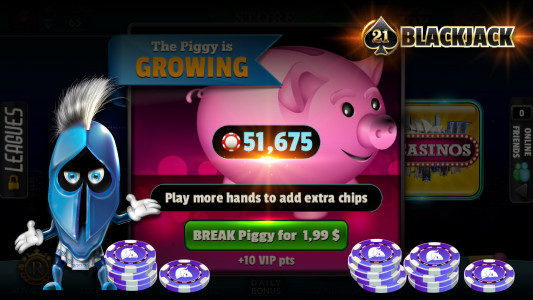 اسکرین شات 5 بازی BlackJack 21 - Online Casino