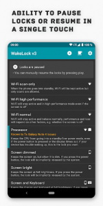 اسکرین شات برنامه Wakelock Revamp - PowerManager 3