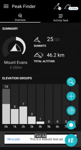 اسکرین شات برنامه Peak Finder - For Mountaineers 2