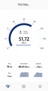 اسکرین شات برنامه Speed Check Light 5G/4G/WiFi 2