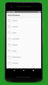 اسکرین شات 1 برنامه GZ & XZ Extract - File Opener