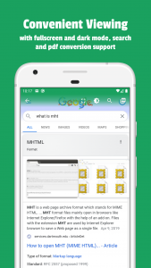 اسکرین شات 3 برنامه MHT & MHTML Viewer, Reader