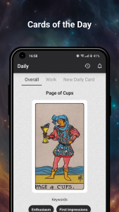 اسکرین شات برنامه Tarot Divination - Cards Deck 5