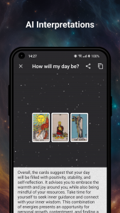 اسکرین شات برنامه Tarot Divination - Cards Deck 4