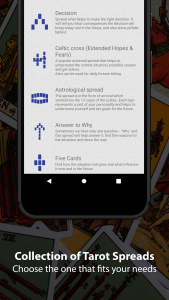 اسکرین شات برنامه Tarot Divination - Cards Deck 2