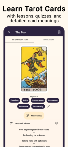 اسکرین شات 2 برنامه Tarot Divination - Cards Deck