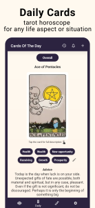 اسکرین شات 5 برنامه Tarot Divination - Cards Deck