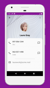 اسکرین شات 3 برنامه vCard File Reader: VCF Contact