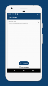 اسکرین شات 1 برنامه XML Viewer - Reader and Opener