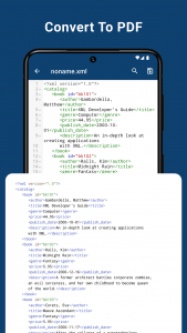 اسکرین شات 2 برنامه XML Viewer - Reader and Opener