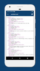 اسکرین شات برنامه XML Viewer - Reader and Opener 2