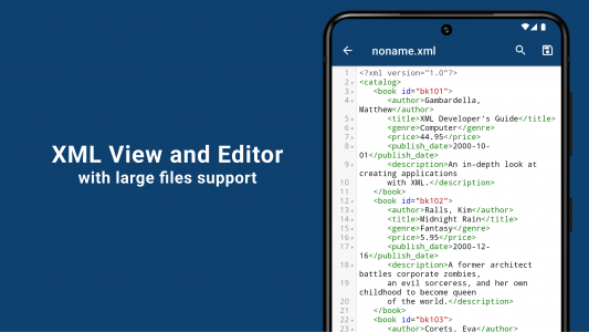 اسکرین شات 4 برنامه XML Viewer - Reader and Opener