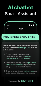 اسکرین شات 1 برنامه Ask Me Anything - AI Chatbot