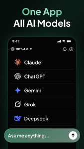 اسکرین شات 1 برنامه Ask Me Anything - AI Chatbot