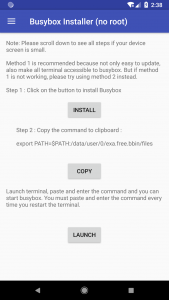 اسکرین شات برنامه EXA Busybox Installer(no root) 2