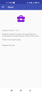 اسکرین شات برنامه EXA Busybox Installer(no root) 4
