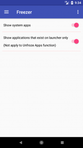 اسکرین شات برنامه EXA Freezer:Disable System App 4