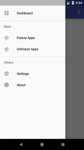 اسکرین شات برنامه EXA Freezer:Disable System App 1
