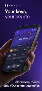 اسکرین شات 1 برنامه Exodus: Crypto Bitcoin Wallet