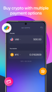 اسکرین شات برنامه Exodus: Crypto Bitcoin Wallet 3