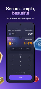 اسکرین شات 3 برنامه Exodus: Crypto Bitcoin Wallet