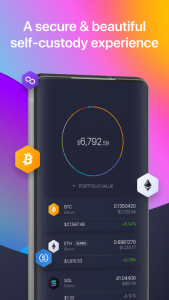 اسکرین شات برنامه Exodus: Crypto Bitcoin Wallet 1