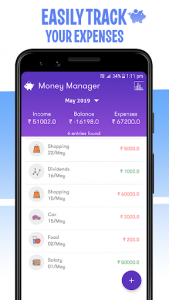 اسکرین شات برنامه Money Manager : Expense Tracker 1
