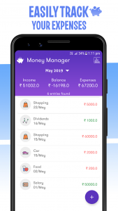 اسکرین شات برنامه Money Manager : Expense Tracke 1