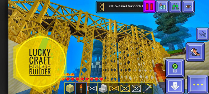 اسکرین شات بازی LuckyCraft Bridge Builder 1