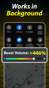 اسکرین شات 4 برنامه Volume Booster・Sound Amplifier