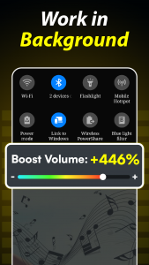 اسکرین شات برنامه Volume Booster - Bass Booster 4