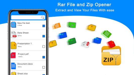 اسکرین شات برنامه RAR File Extractor - Zip Unzip & File Compressor 1