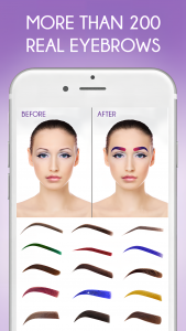 اسکرین شات برنامه Eyebrow Filter Camera 2