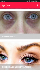 اسکرین شات برنامه Eye Care - Eye Exercises, Dark Circles, Eyebrows 6